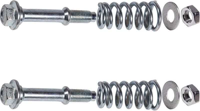 BEONEO -675-221 M10x1.25X75CM Exhaust Manifold Bolt Nut and Spring Repair Kit 2set for Exhaust Bolt and Spring Hardware Kit ‎36454; 4978; 4979;206068H30A;90501A0006; 90501A0031 White Antirust. - Image 2